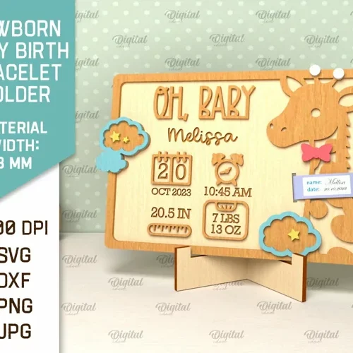 Letrero Para Bebe Recien Nacido 5 Creativo Digital